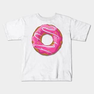 Pink Donut Kids T-Shirt